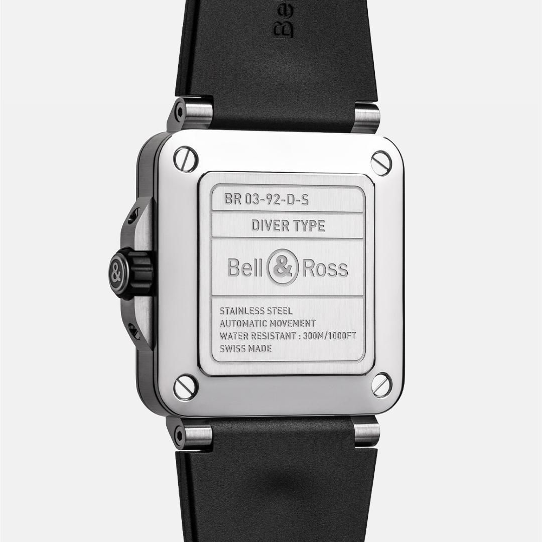 BR03A-D-BL-ST/SRB Bell & Ross ベル&ロス BR03 ダイバー ブラック スティール
