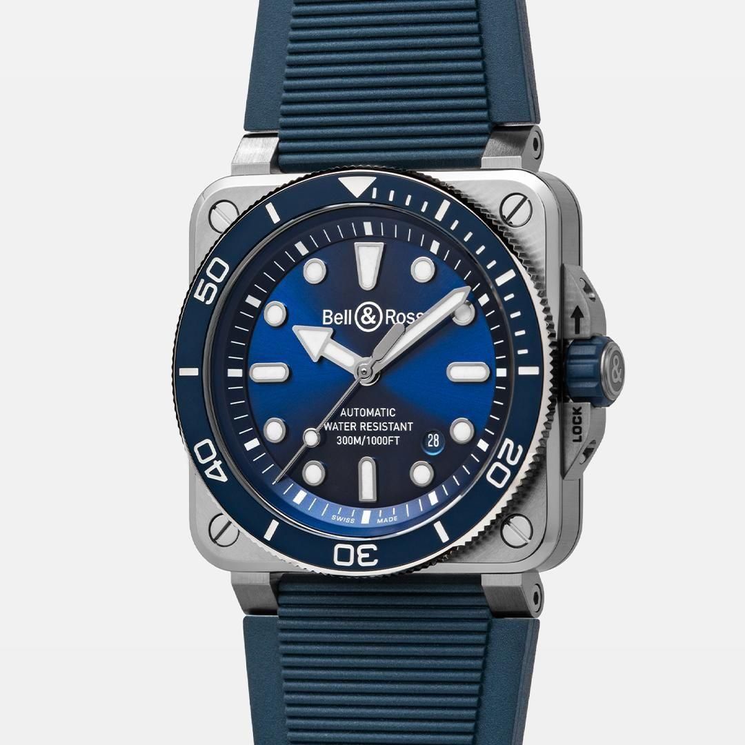 BR03A-D-BLU-ST/SRB Bell & Ross ベル&ロス BR03 ダイバー ブルー スティール