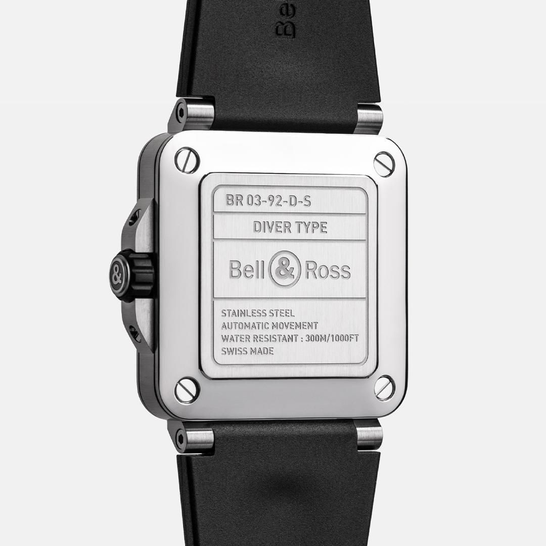 BR03A-D-WH-ST/SRB Bell & Ross ベル&ロス BR03 ダイバー ホワイト スティール