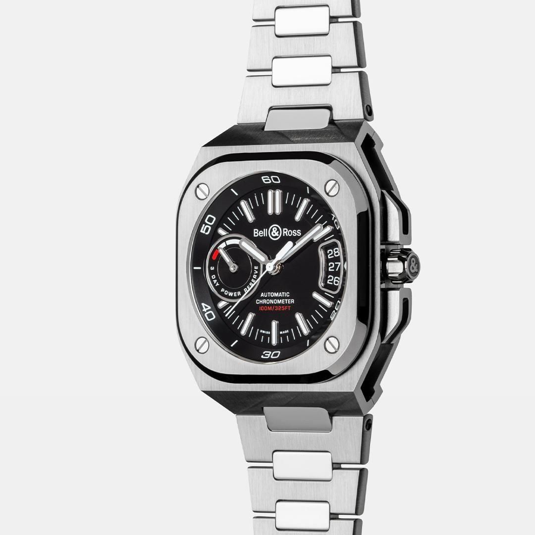 BRX5R-BL-ST/SST Bell & Ross ベル&ロス BR-X5 ブラック スティール
