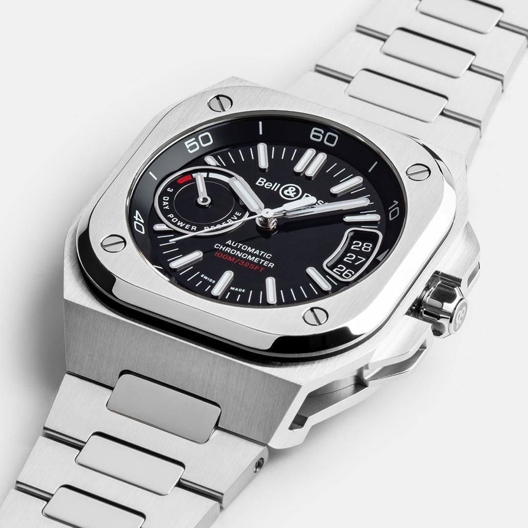 BRX5R-BL-ST/SST Bell & Ross ベル&ロス BR-X5 ブラック スティール