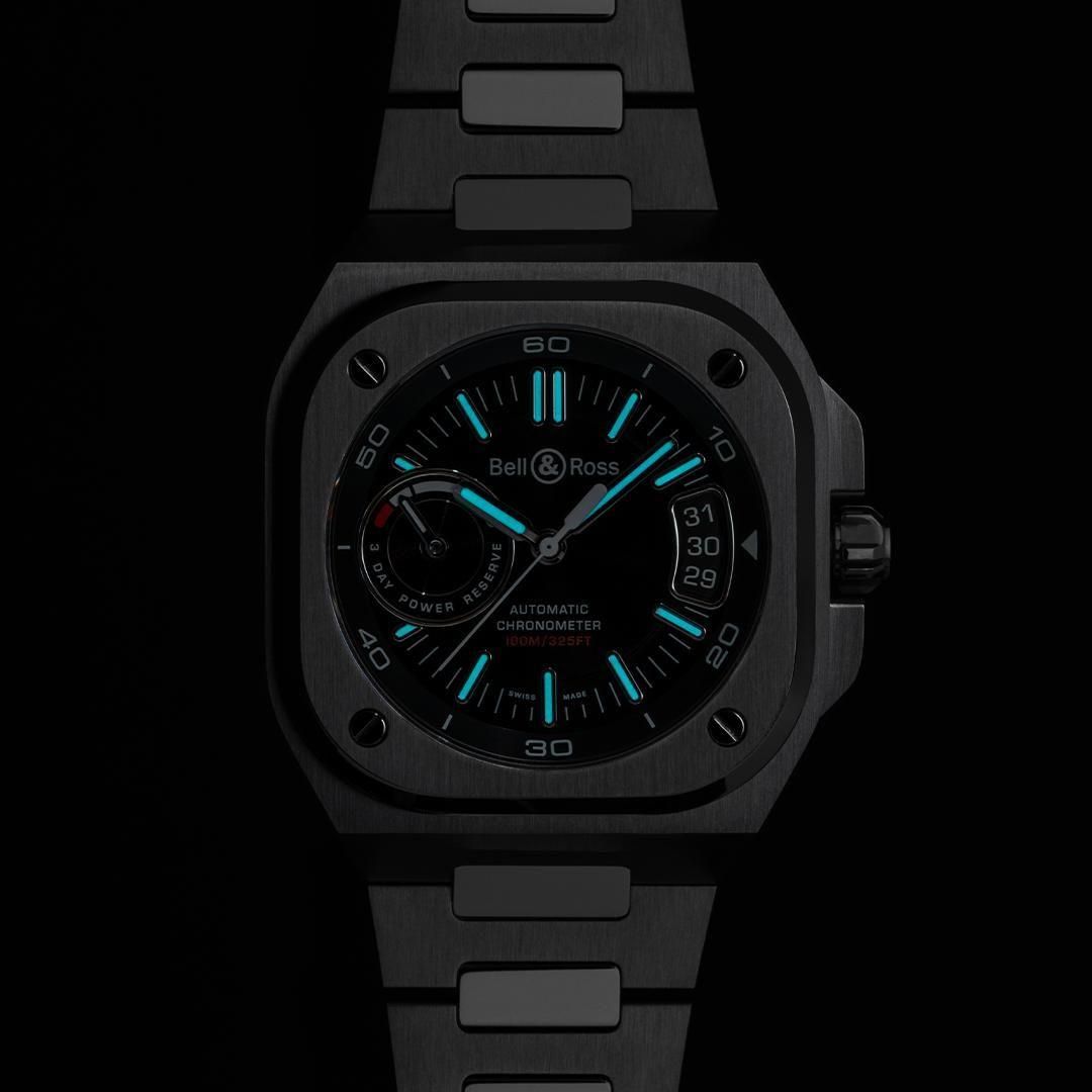 BRX5R-BL-ST/SST Bell & Ross ベル&ロス BR-X5 ブラック スティール