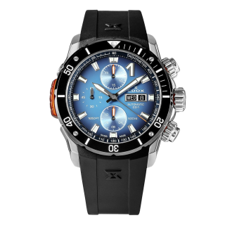 01128-3NOCA-BUIDN EDOX エドックス クロノオフショア1 ベゼルロック クロノグラフ オートマティック