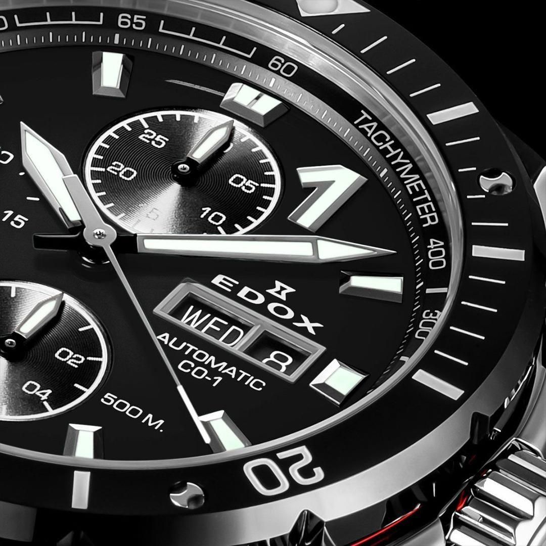  01128-3NRCA-NN EDOX エドックス クロノオフショア1 ベゼルロック クロノグラフ オートマティック