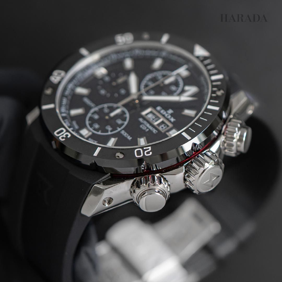  01128-3NRCA-NN EDOX エドックス クロノオフショア1 ベゼルロック クロノグラフ オートマティック