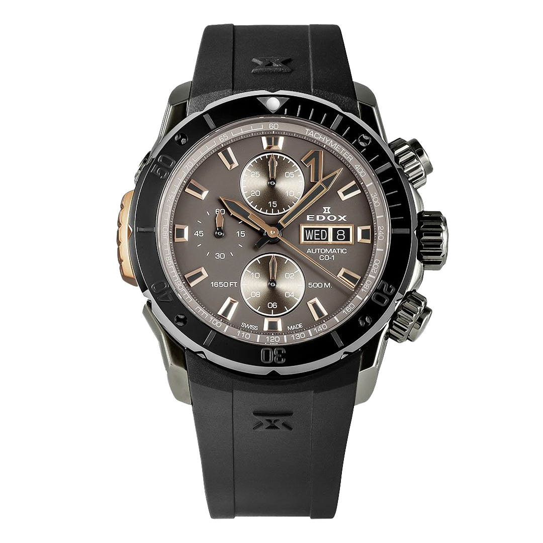 01128-37GNRCA-GNR EDOX エドックス クロノオフショア1 ベゼルロック クロノグラフ オートマティック