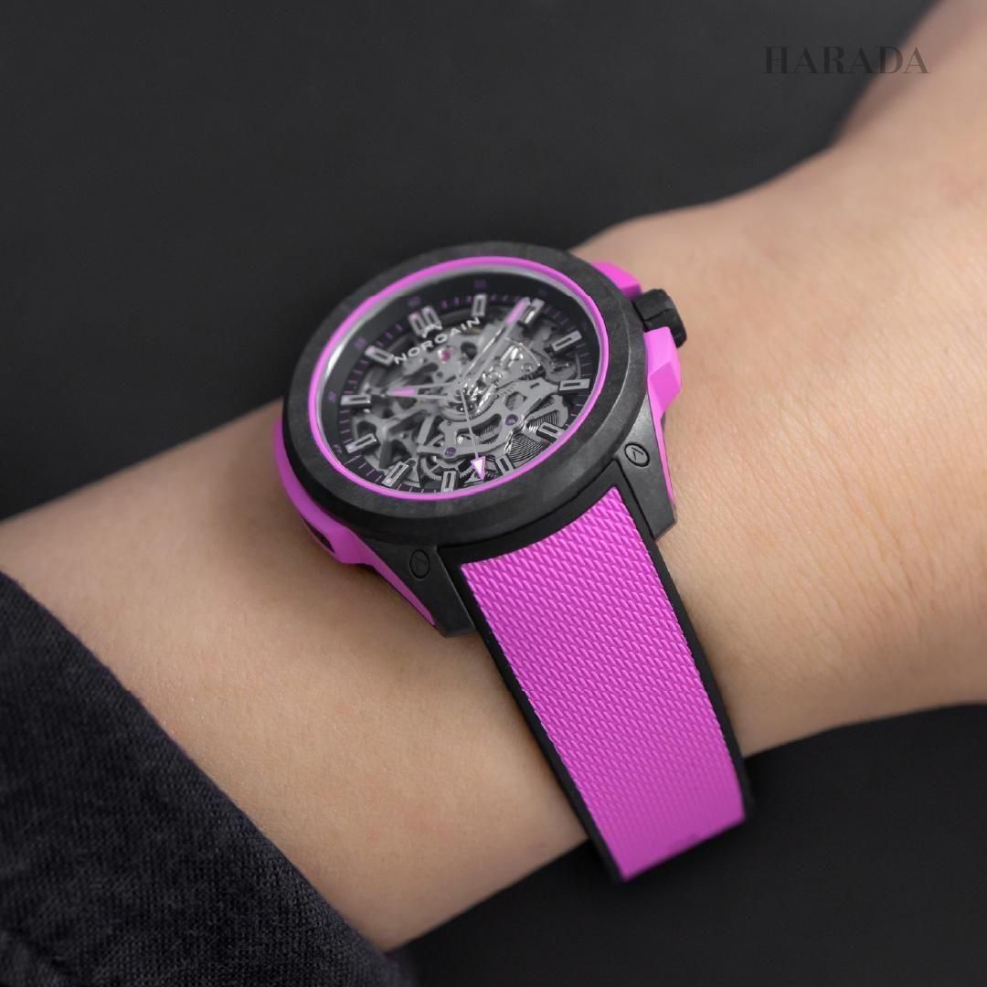 N3001.07Q04.B03 NORQAIN ノルケイン インディペンデンス ワイルドワン スケルトン 39mm ハイパーピンク