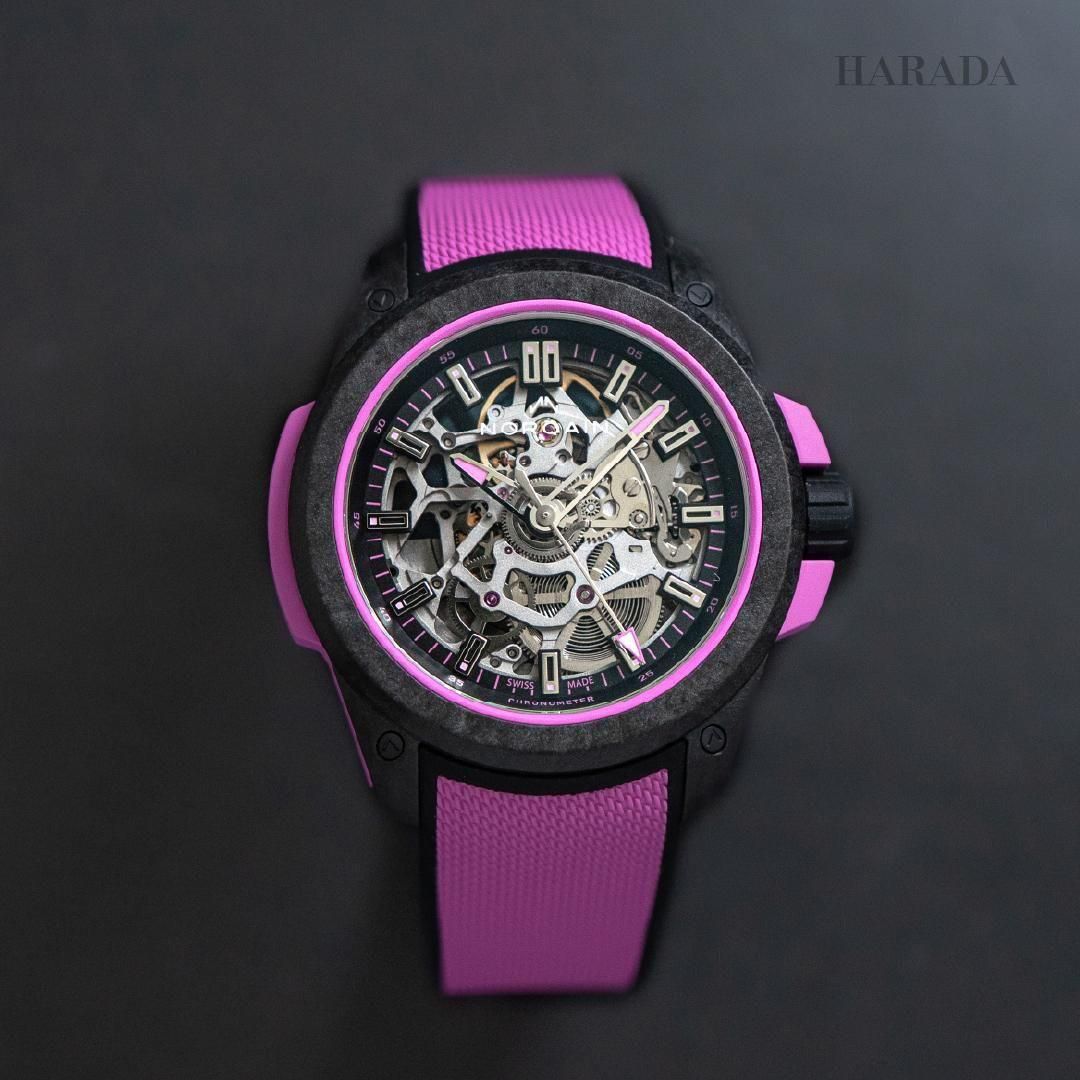 N3001.07Q04.B03 NORQAIN ノルケイン インディペンデンス ワイルドワン スケルトン 39mm ハイパーピンク