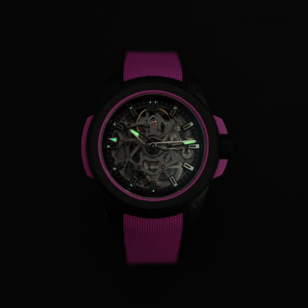N3001.07Q04.B03 NORQAIN ノルケイン インディペンデンス ワイルドワン スケルトン 39mm ハイパーピンク