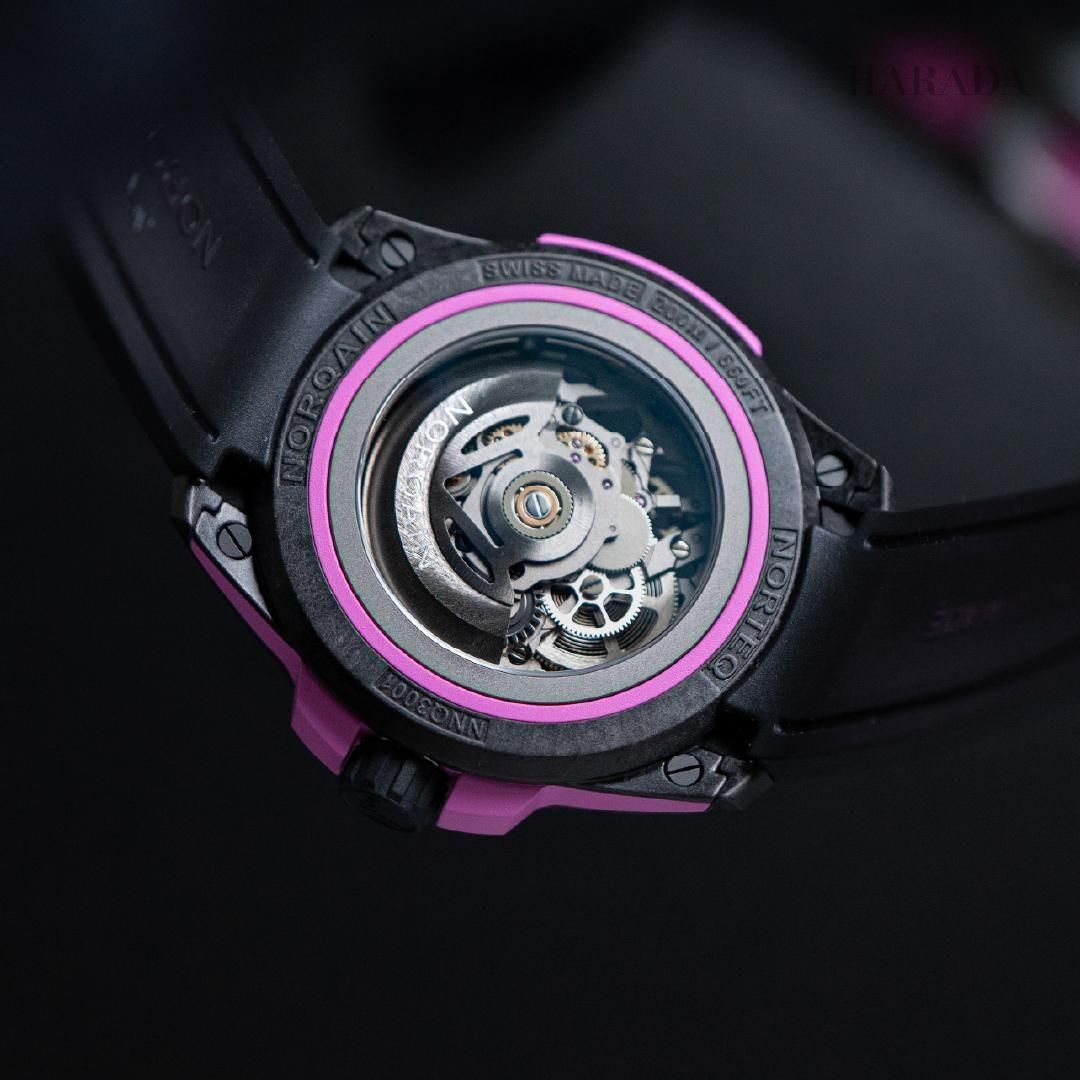 N3001.07Q04.B03 NORQAIN ノルケイン インディペンデンス ワイルドワン スケルトン 39mm ハイパーピンク