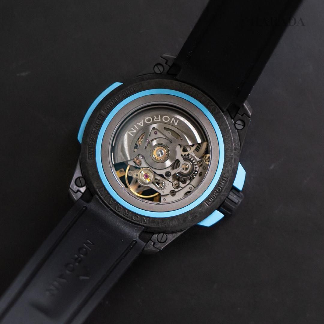  NNQ3001QBA1AS/B002/3W2ABR.18BQ NORQAIN ノルケイン ワイルドワン スケルトン 39mm スカイブルー
