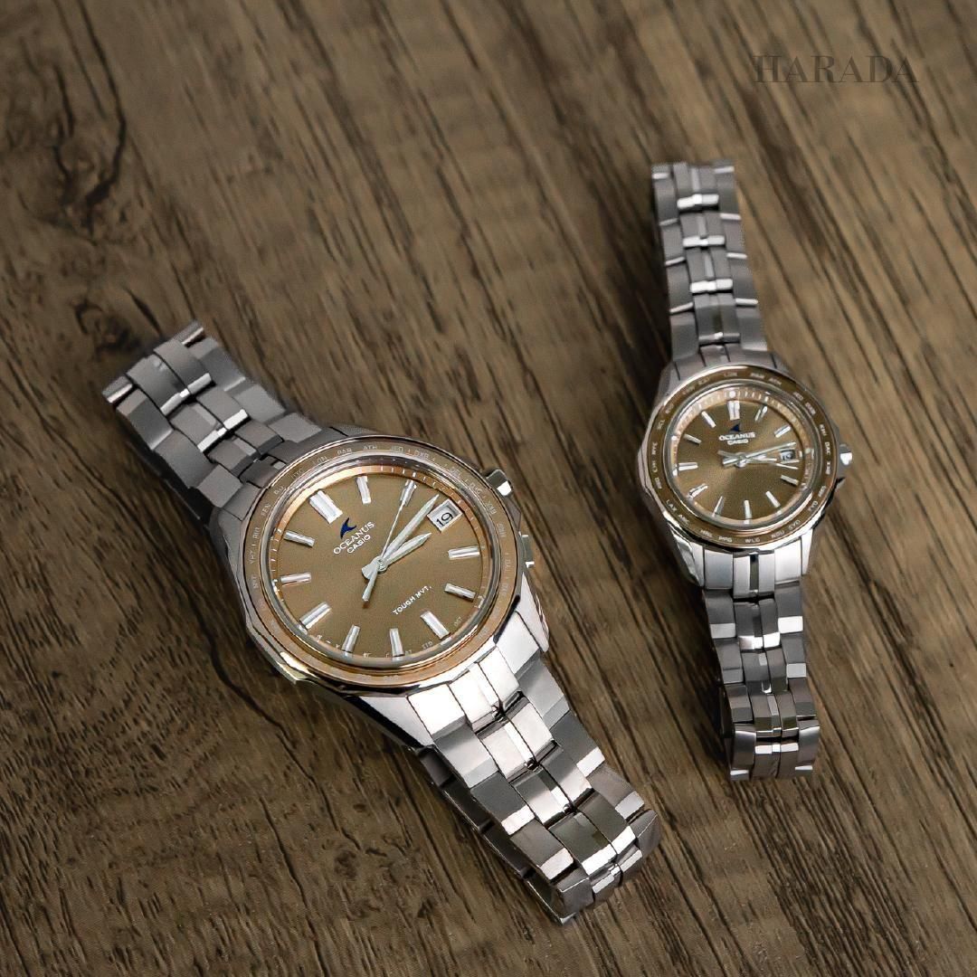 CASIO オシアナス　OCW-S400A-5AJF ペールベージュ オシアナス Manta マンタ ペアモデル ペールベージュ OCW-S400A