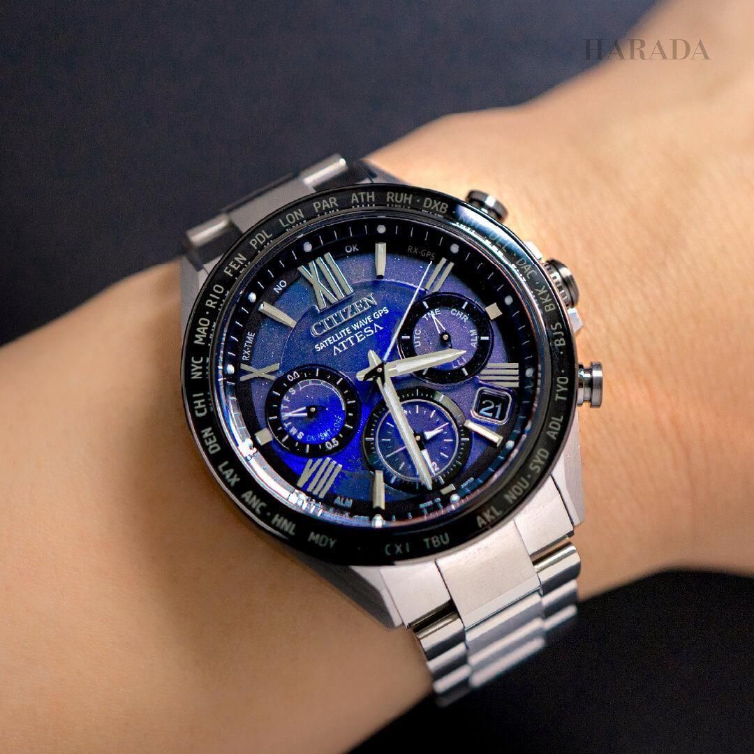 【世界限定2,400本】 CC4075-50L CITIZEN シチズン アテッサ ACT Line UNITE with BLUE