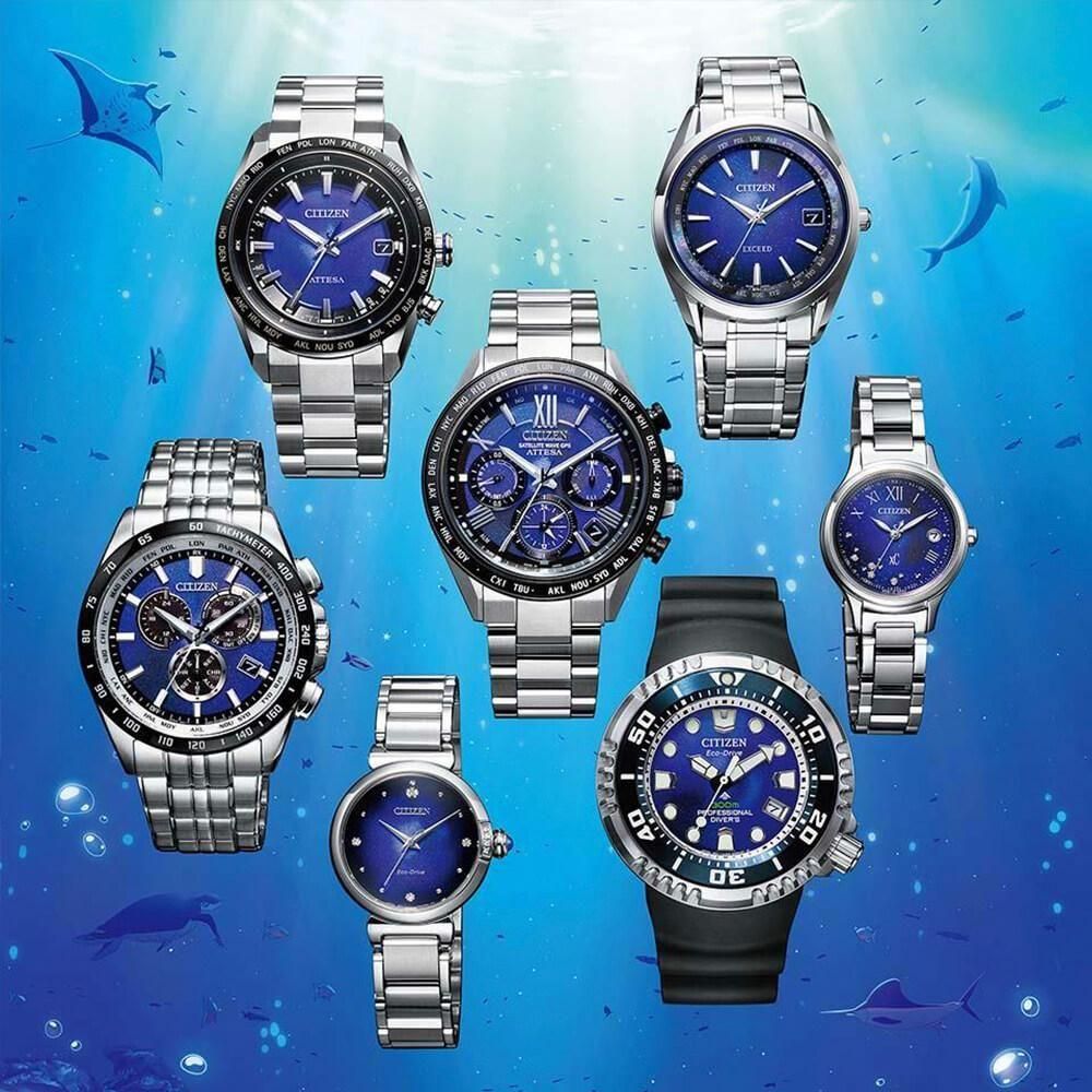  【世界限定2,400本】 CC4075-50L CITIZEN シチズン アテッサ ACT Line UNITE with BLUE