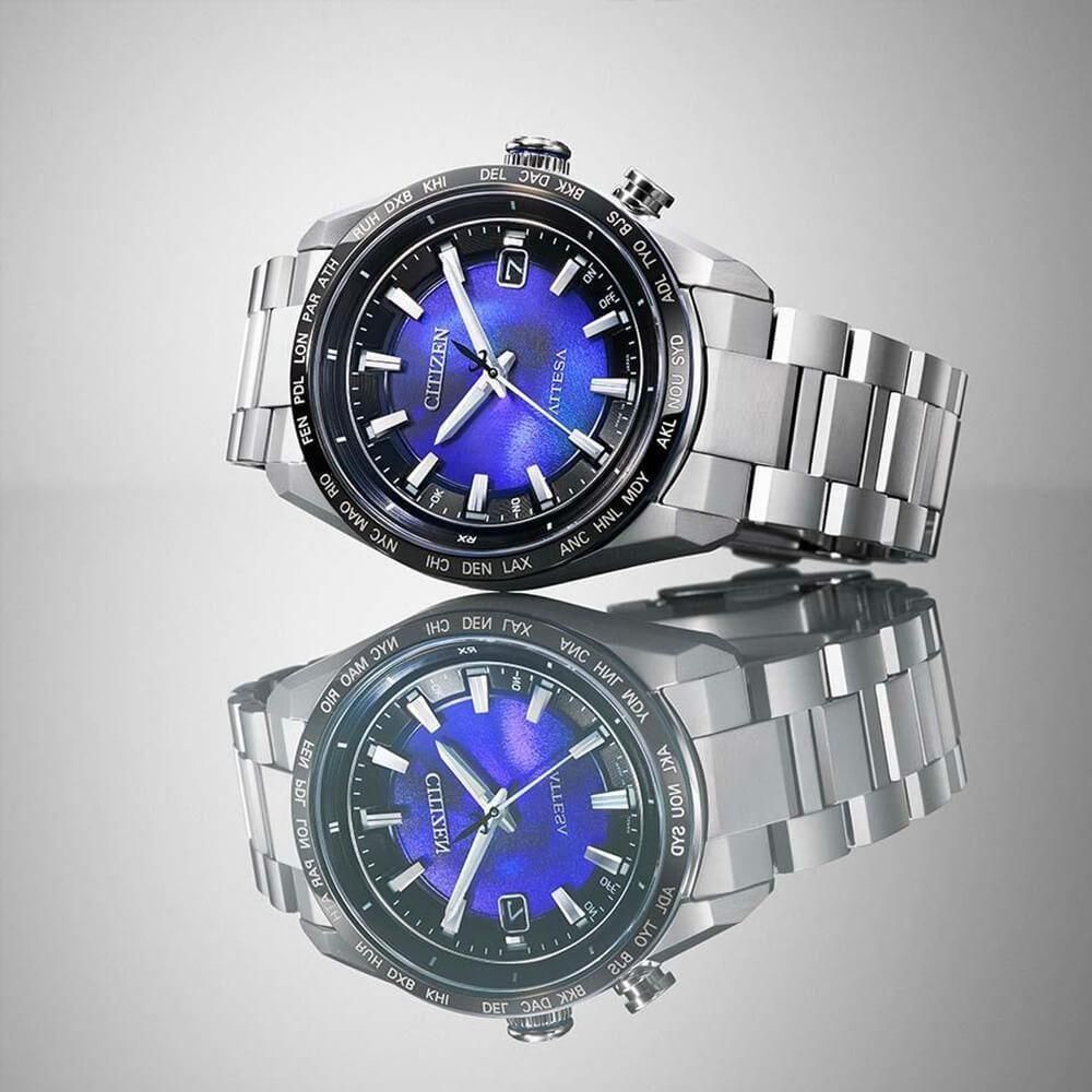  【世界限定2,000本】 CB0288-65L CITIZEN シチズン アテッサ ACT Line UNITE with BLUE