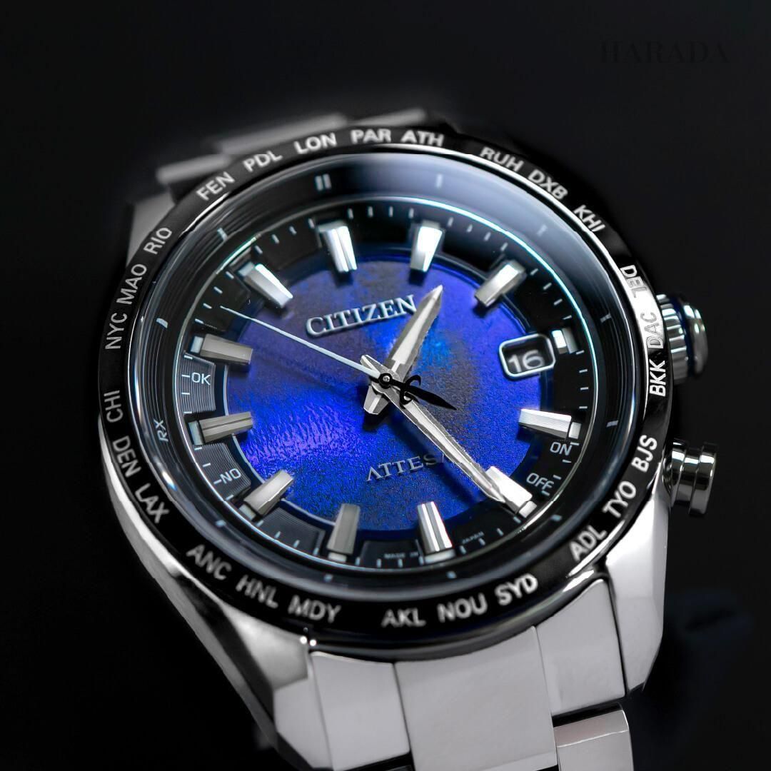  【世界限定2,000本】 CB0288-65L CITIZEN シチズン アテッサ ACT Line UNITE with BLUE