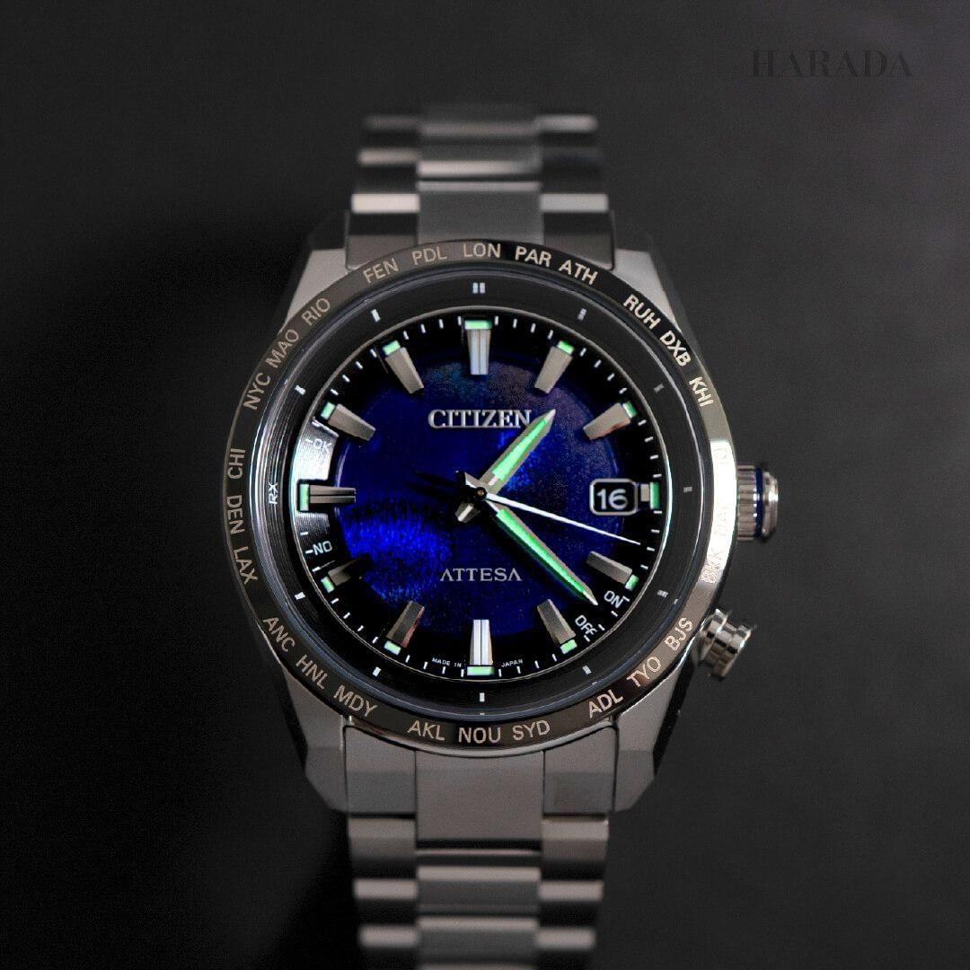  【世界限定2,000本】 CB0288-65L CITIZEN シチズン アテッサ ACT Line UNITE with BLUE