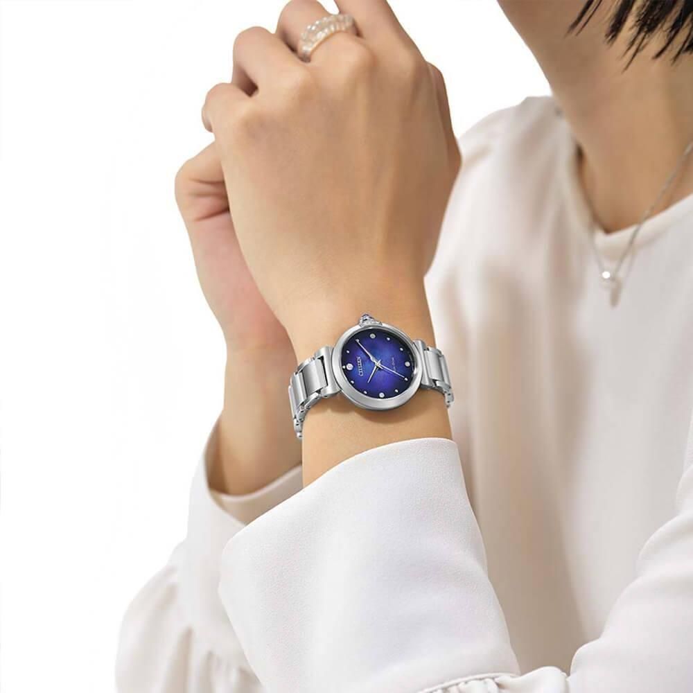  【世界限定2,000本】 EM1060-87L CITIZEN シチズン シチズンエル ROUND Collection UNITE with BLUE
