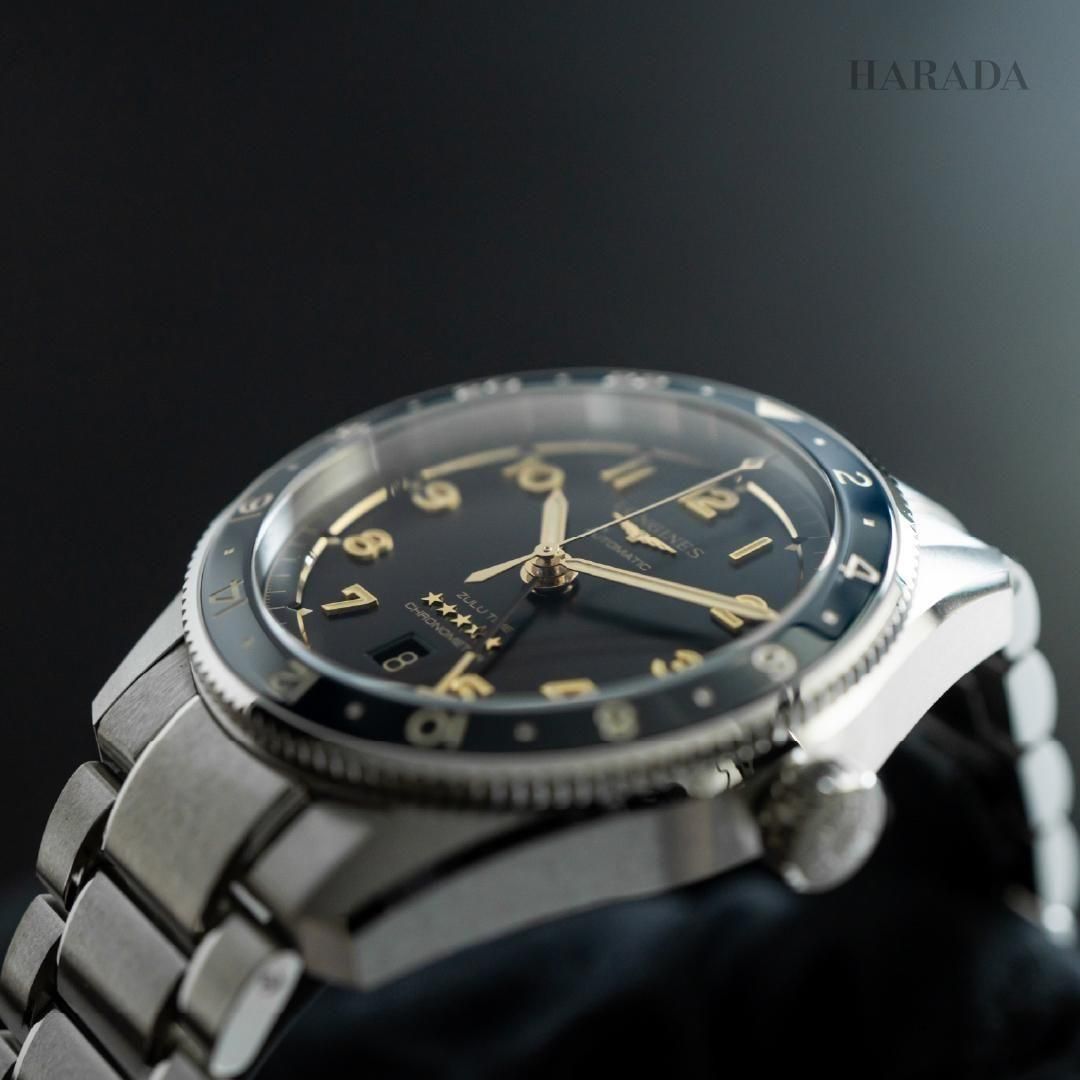 L3.812.4.60.6 LONGINES ロンジン スピリット Zulu Time 42mm