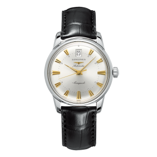 <img class='new_mark_img1' src='https://img.shop-pro.jp/img/new/icons30.gif' style='border:none;display:inline;margin:0px;padding:0px;width:auto;' />L1.611.4.75.4 LONGINES ロンジン コンクエスト ヘリテージ 35mm