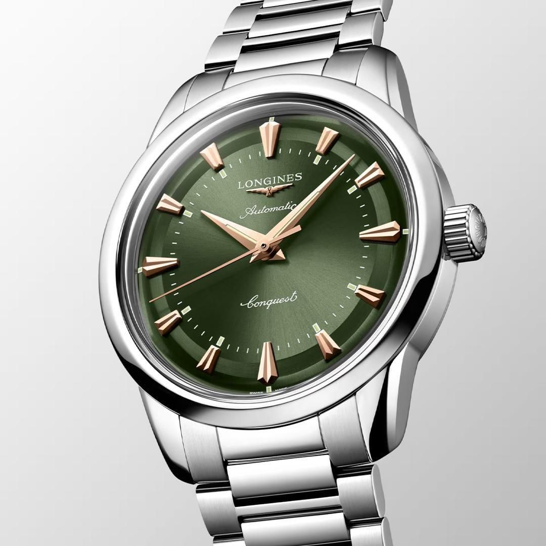  L1.649.4.02.6 LONGINES ロンジン コンクエスト ヘリテージ 38mm