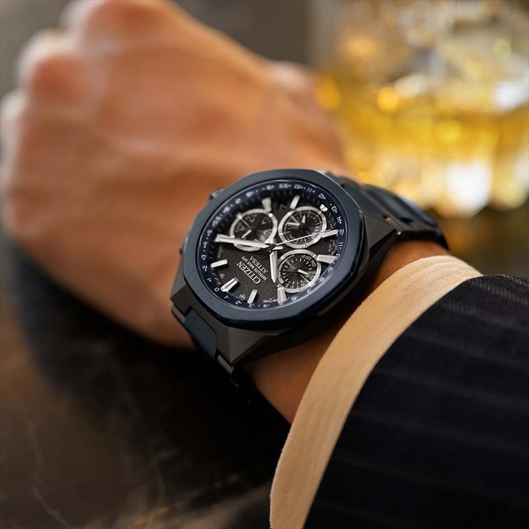  【世界限定2,000本】 CC4106-74E CITIZEN シチズン アテッサ ACT Line Blue Universe Collection