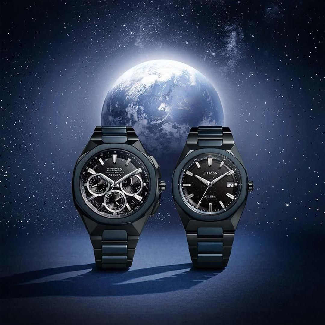  【世界限定2,000本】 CC4106-74E CITIZEN シチズン アテッサ ACT Line Blue Universe Collection