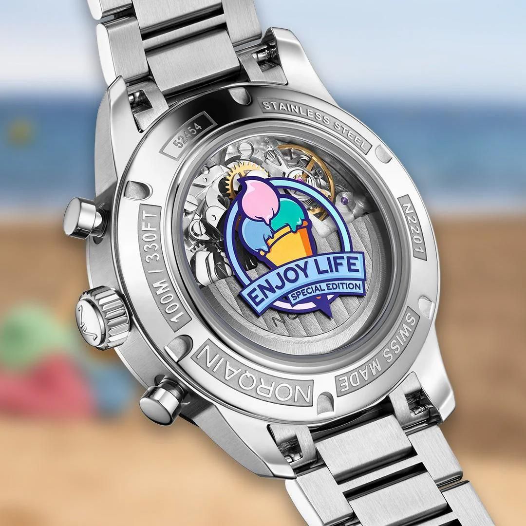  N2201.19S01.C01 NORQAIN ノルケイン フリーダム60 クロノ 40MM エンジョイライフ スペシャルエディション