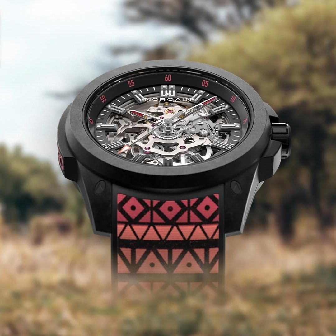  【世界限定200本】N3000.07Q17.B24 NORQAIN ノルケイン ワイルドワン スケルトン 42mm Hakuna Mipaka Limited Edition