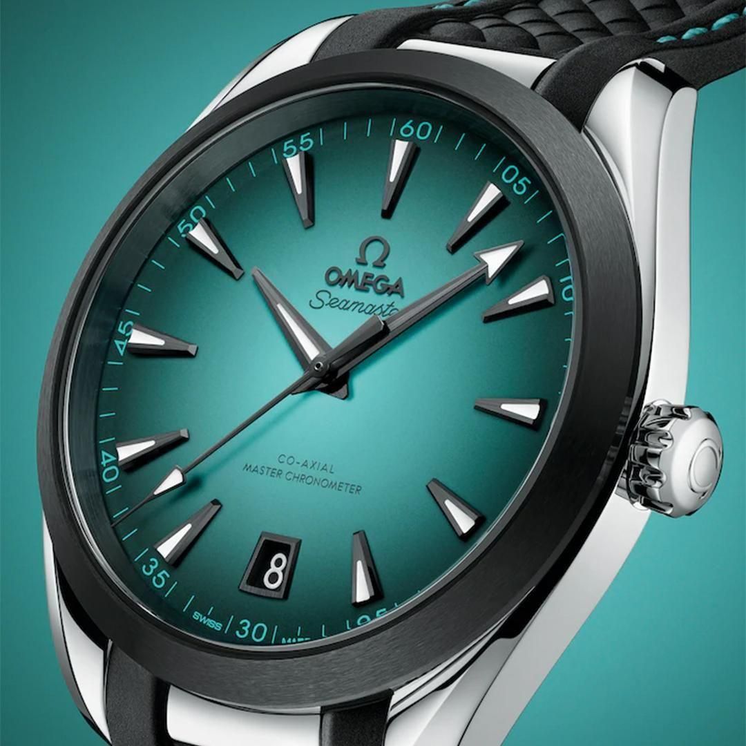 オメガ シーマスターアクアテラ 150m OMEGA】オメガ新作 シーマスター アクアテラ150M ターコイズ
