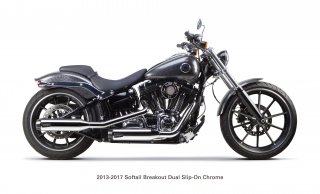  Softail Breakout Comp-S Slip-On Exhaust (2013-2017)