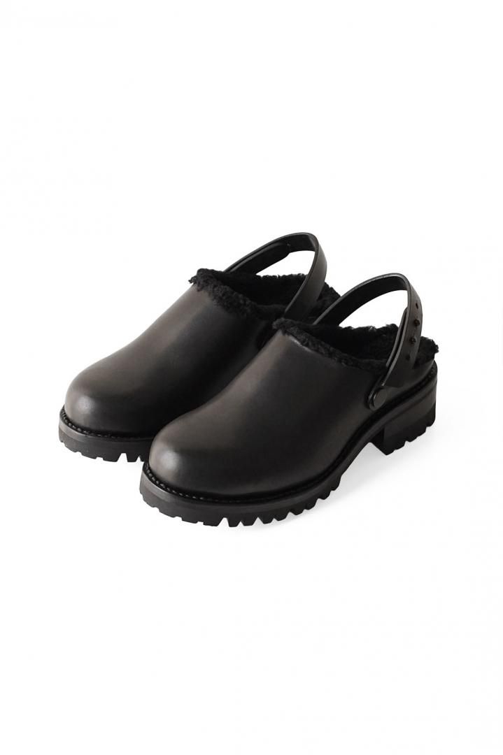 Feit shearling clog sale