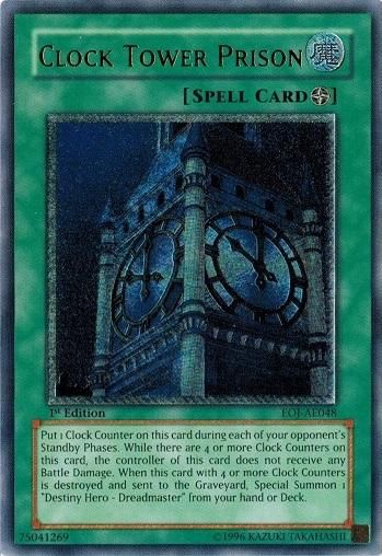 Amazon.co.jp: 遊戯王 英語版 LCGX-EN141 Clock Tower Prison 幽