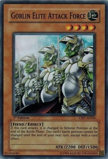 遊戯王/UL/アジア版/Cybernetic　Revolution　CRV-AE020[UL]：Goblin Elite Attack Force/ゴブリンエリート部隊 ゴブリンエリート部隊/Goblin Elite Attack Force【スーパーレア