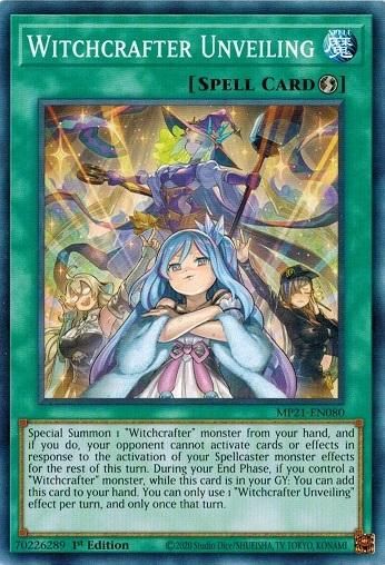 ウィッチクラフト デモンストレーション Witchcrafter Unveiling ノーマル 英語 1st トレカ道