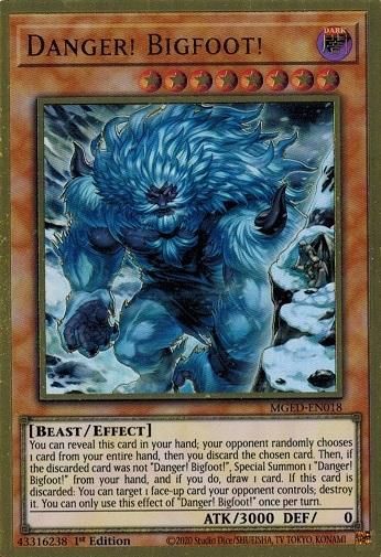 PSA10 連番　イラスト違い　未開域のビッグフット　2枚　クオシク　25th 遊戯王 英語 イラスト違い 未界域のビッグフット MGED