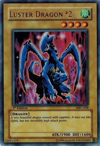 激安 サファイアドラゴン/Luster Dragon【ウルトラレア】 アジア 1st 遊戯王OCG デュエルモンスターズ