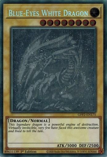 青眼の白龍/Blue-Eyes White Dragon【ゴーストレア】 1st 注意事項あり 