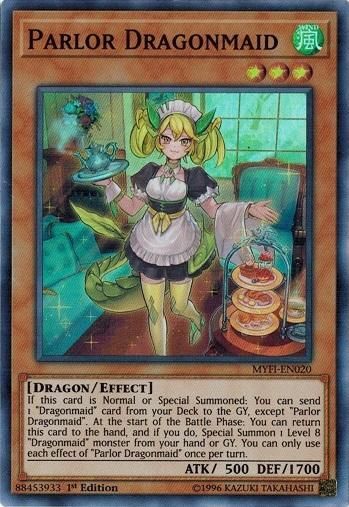 ドラゴンメイド・パルラ/Parlor Dragonmaid【スーパーレア】 1st
