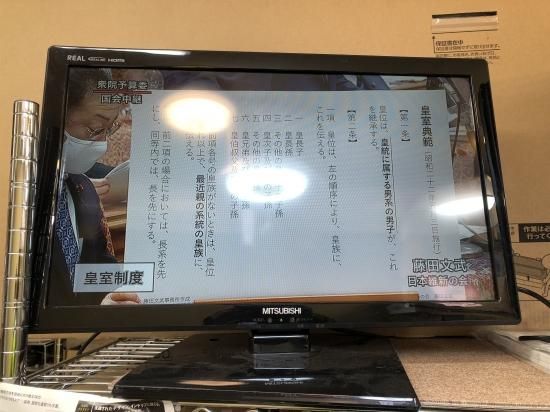 三菱 REAL 液晶カラーテレビ 24V型 2014年製 LCD-24LB6