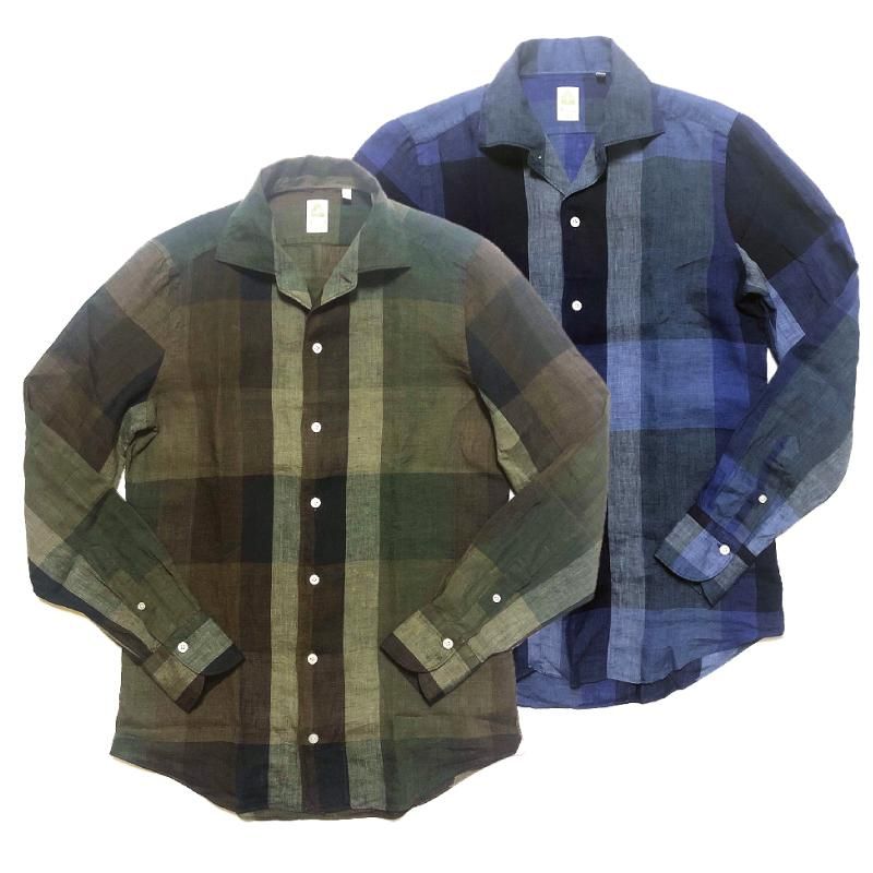 コットンオックス セミワイドカラーシャツ【MILAN/J/VITTORIO