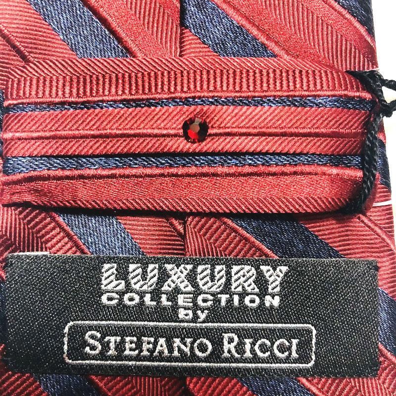 STEFANO RICCI / ステファノリッチ　ストライプ　シルク　ネクタイ STEFANO RICCI ステファノ リッチ ネクタイ シルク シャドー
