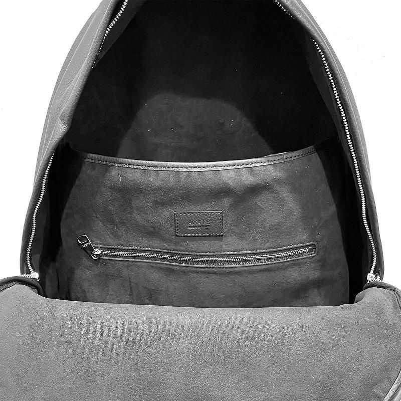 ACATE アカーテ BIZE BLACK シュリンクレザー バックパック ACATE アカーテ BIZE BLACK シュリンクレザー バックパック