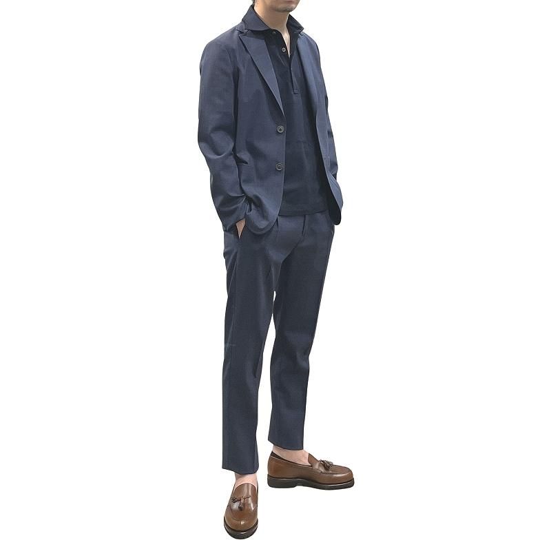 新品未使用 T-JACKET グレンチェック パイル アンコンジャケット M T-JACKET ティージャケット ウォッシャブルウール ストレッチ