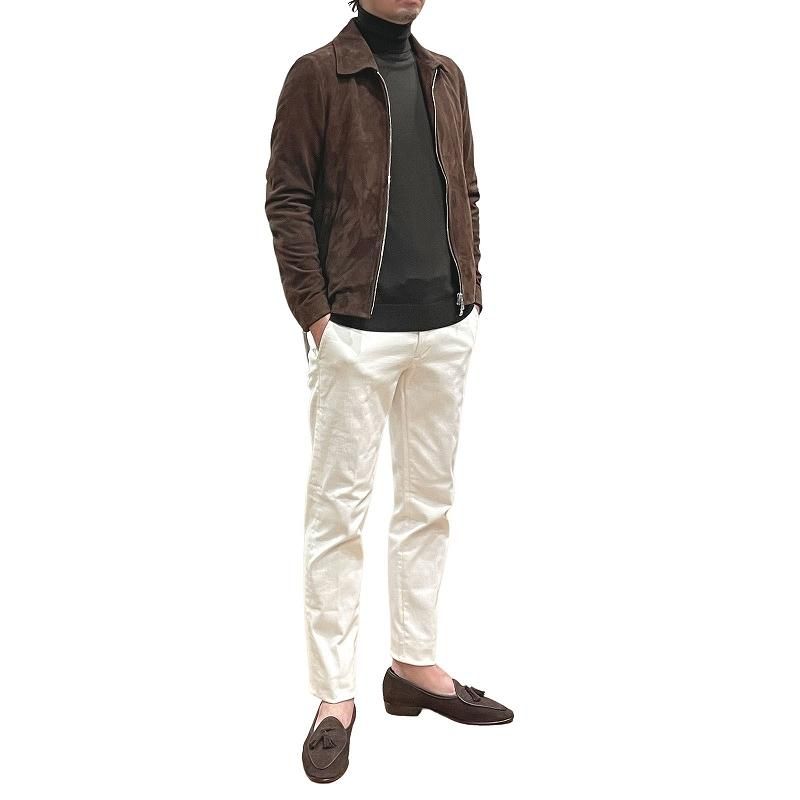EMMETI エンメティ ERICK CAMOSCIO ゴートスウェード 折り襟 EMMETI エンメティ ERICK CAMOSCIO ゴートスウェード 折り襟