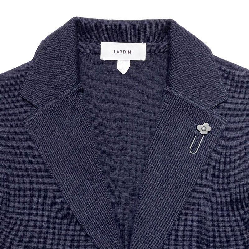 LARDINI ラルディーニ ダブル ノッチドラペル ウール ミラノリブ