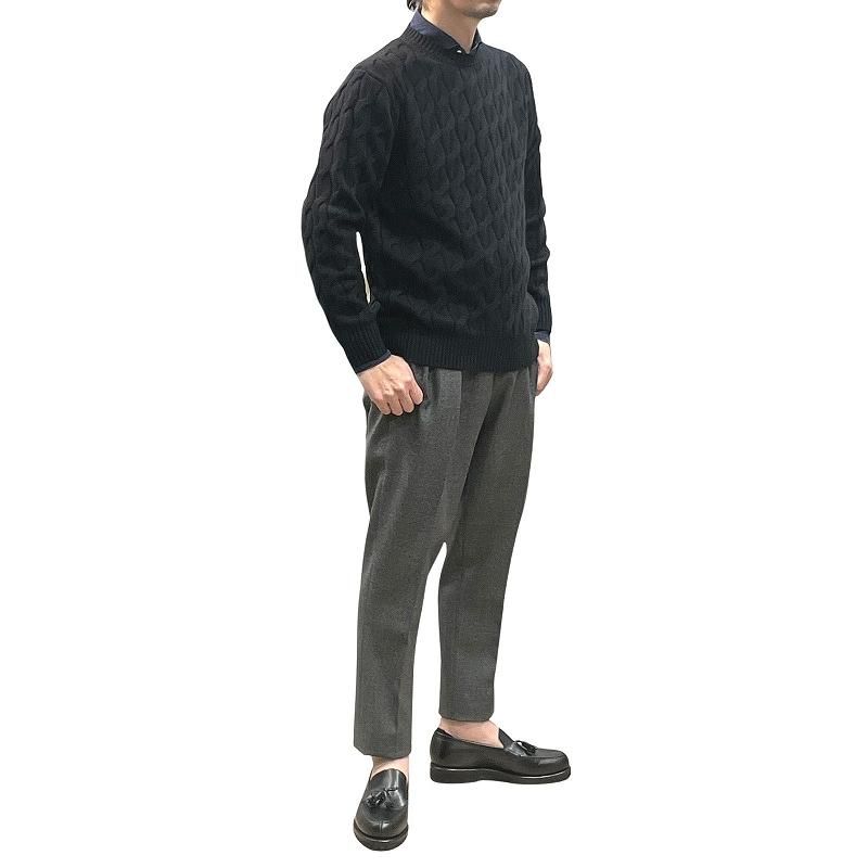 ★OY★MELTING CUBE LONG SLEEVE-BLACK★正規品/韓国直送料込 TOMORROWLAND トゥモローランド メンズ スーパーファイン