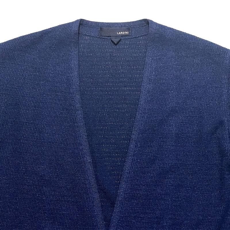 LARDINI ラルディーニ 日本別注 リネン コットン ノーカラー LARDINI ラルディーニ 日本別注 リネン コットン ノーカラー