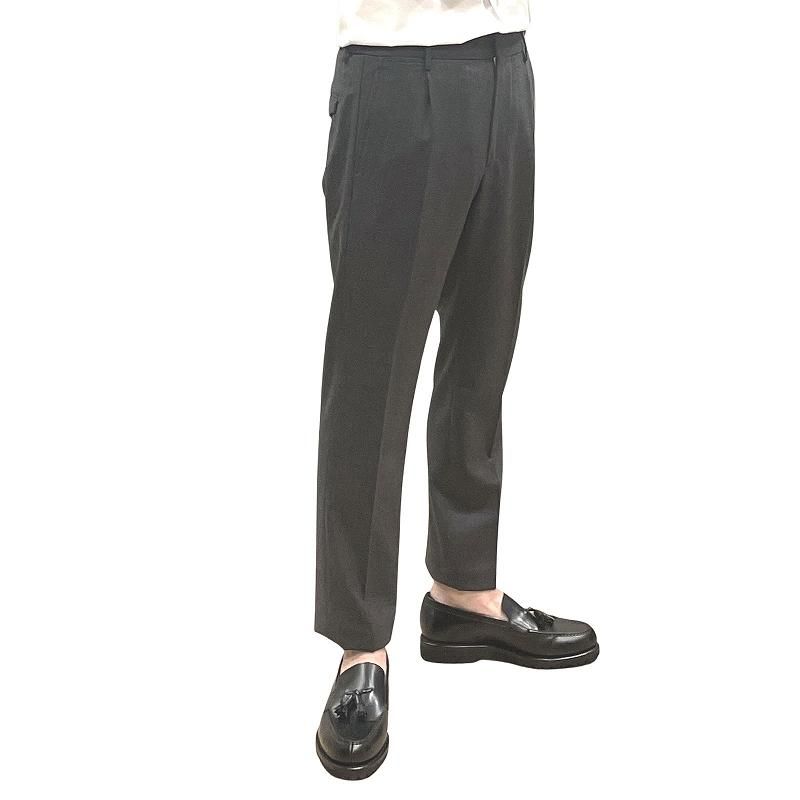 BERWICH ベルウィッチ スコッチ テクノウール 2プリーツ パンツ BERWICH（ベルウィッチ）SCOTCHスコッチ ウォッシャブルテクノ