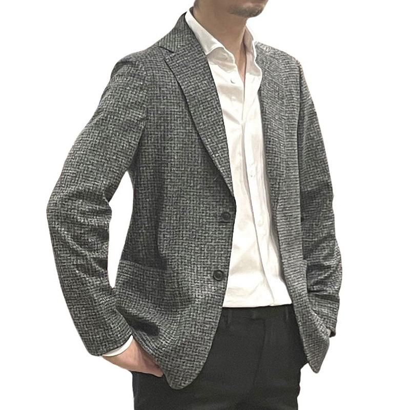 新品未使用】 T-JACKET シングルジャケット 千鳥柄 - www ...